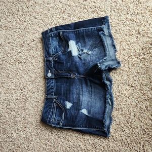 Maurices Jean Shorts w/ distressing